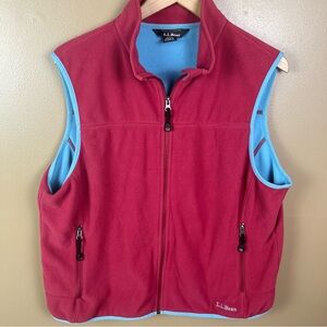 Vintage L.L. Bean Fleece Vest Women's XL